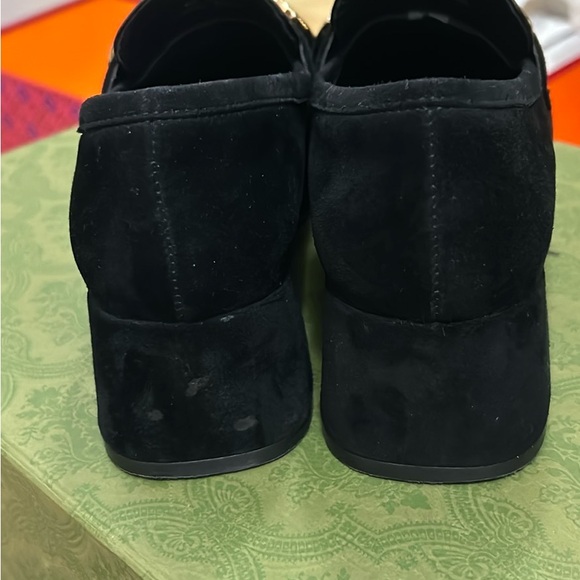 Jeffrey Campbell Black Loafers with Gold Accent - Picture 8 of 12